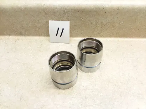 VTG 1970 Suzuki T250-II Hustler Front Fork Outer Tube Nut Pair ANX-B216 #11