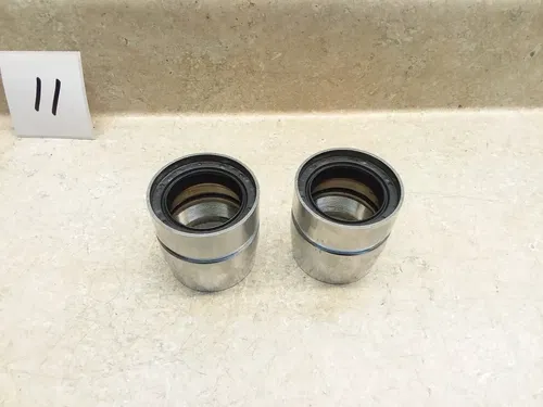 VTG 1970 Suzuki T250-II Hustler Front Fork Outer Tube Nut Pair ANX-B216 #11