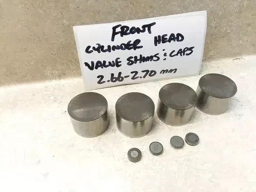 2006 Suzuki V-Strom DL-1000 Engine Front Cylinder Head Valve Shim & Caps PJ-12