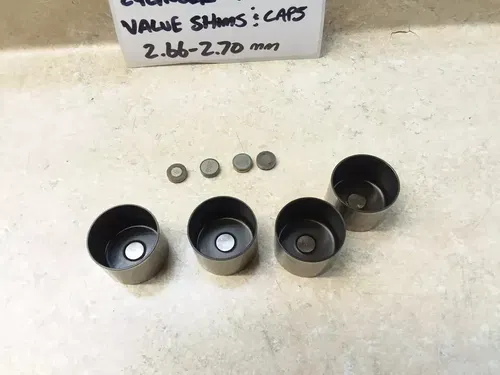 2006 Suzuki V-Strom DL-1000 Engine Front Cylinder Head Valve Shim & Caps PJ-12