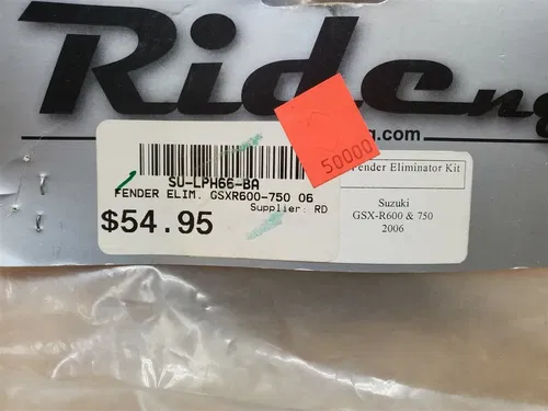 Ride Suzuki GSXR750 GSXR600 Fender Eliminate Kit 2006 SR-731 #SU-LPH66-BA