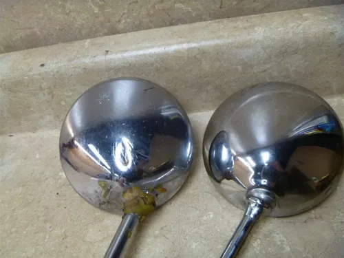 Honda 650 CB CUSTOM CB650 Used Mirror Pair 1981 Vintage HB127