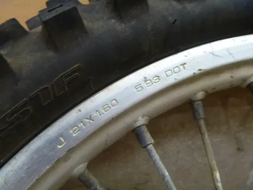 KTM 440 AHRMA KTM440-EXC KTM 440 EXC Used Front Wheel Rim 1994 #RB3 RB