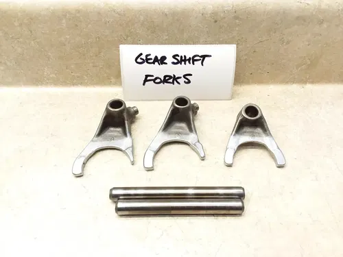VTG 1986 Yamaha XT 600 XT600 Engine Gear Shift Fork Set & Shafts ANX-C60