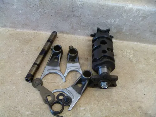 Honda 350 XL XL350-R XL350R 350R Used Engine Shift Drum Forks 1985 HB202
