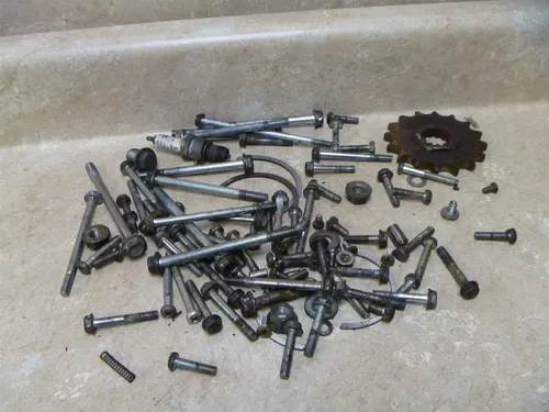 Suzuki 400 GS TWIN GS400-B Used Engine Misc Case Bolts 1977 #SM95 Vintage