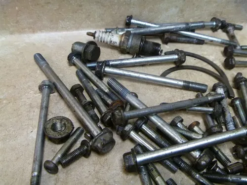 Suzuki 400 GS TWIN GS400-B Used Engine Misc Case Bolts 1977 #SM95 Vintage