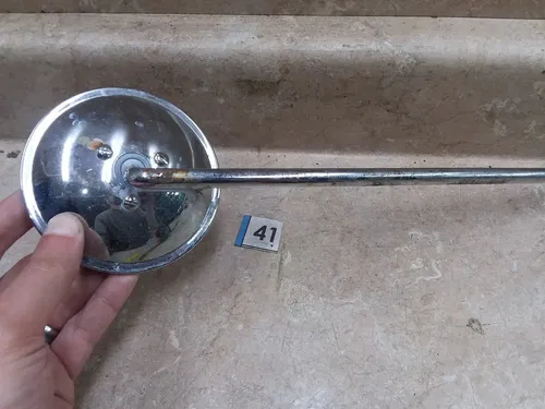 BATES NOS Unused 14" Mirror Triumph Harley 1950s 1960s ARP #41 ANX E9