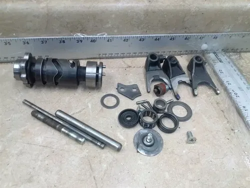 Kawasaki 250 F11 Enduro Engine Shift Drum Forks 1970's B-121 ANX