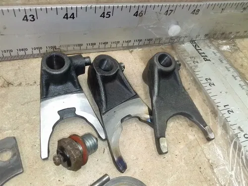 Kawasaki 250 F11 Enduro Engine Shift Drum Forks 1970's B-121 ANX