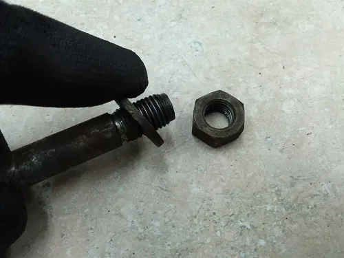 DKW SACHS 100 ENDURO Rear Wheel Axle 1970 VTG #17 ANX B212