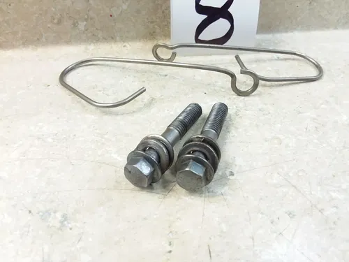 1996 Yamaha Virago XV 1100 XV1100 Front Fork Cable Guide Pinch Bolts ANX-A53 #8
