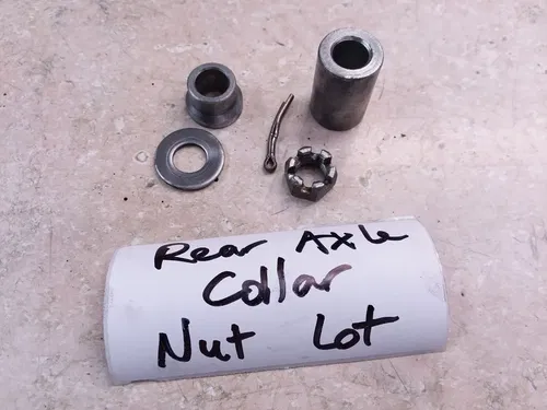 Kawasaki 100 KM100 Rear Wheel Axle Collar Spacer Nut Hardware Lot 1981 ANX-C52
