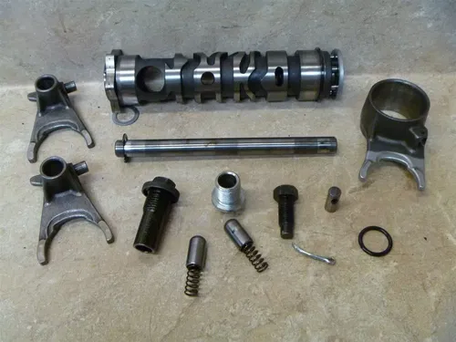 Kawasaki 600 ZX NINJA ZX600-A2 Used Engine Shift Drum Forks 1986 #SM60