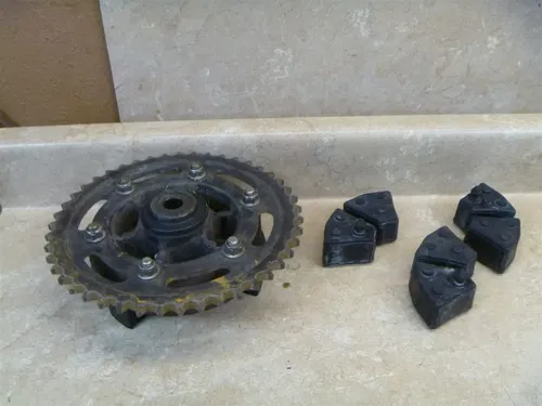 Yamaha 600 FZR FZR600 Used Rear Sprocket Hub & Dampers 1992 #YB66