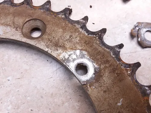 Yamaha 500 XT XT500 Enduro Rear Wheel Sprocket & Hardware 1977 TT500 ANX-C38