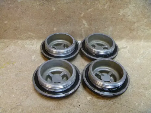 Kawasaki 400 KZ KZ400C KZ400-C Used Engine Head Caps Covers 1978 Vintage KB75