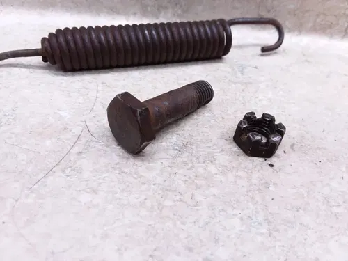 Yamaha 500 XT500 Enduro Kick Side Stand Bolt Nut Spring Lot 1977 TT500 ANX-C38