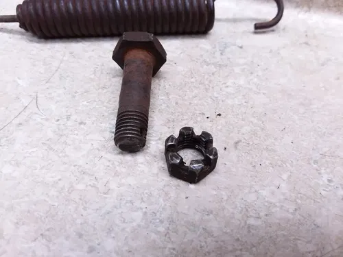 Yamaha 500 XT500 Enduro Kick Side Stand Bolt Nut Spring Lot 1977 TT500 ANX-C38