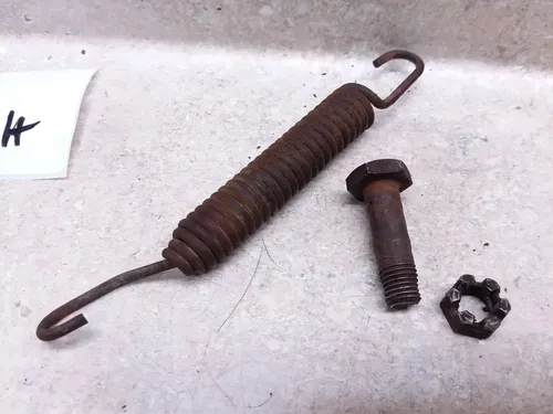 Yamaha 500 XT500 Enduro Kick Side Stand Bolt Nut Spring Lot 1977 TT500 ANX-C38