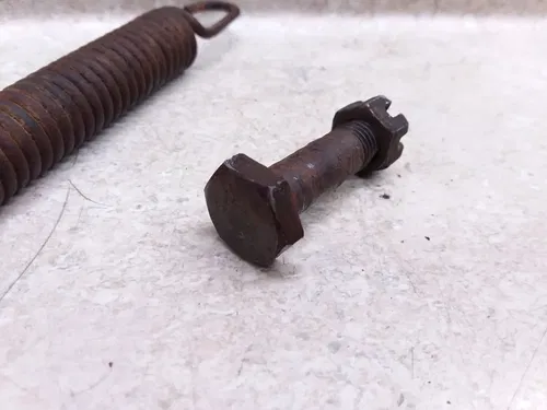Yamaha 500 XT500 Enduro Kick Side Stand Bolt Nut Spring Lot 1977 TT500 ANX-C38