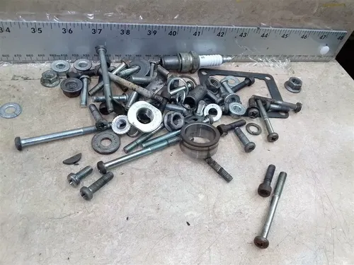 Kawasaki 250 KX KX250-A Engine Misc Case Bolts 1978 B-154 ANX