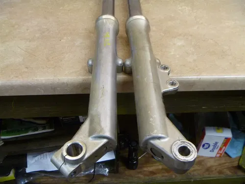 Yamaha 550 XZ VISION XZ550 Used Front Forks Pair Set 1982 YB102