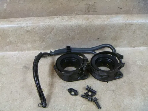 Yamaha 700 VIRAGO XV700-N Used Engine Carb Manifold Boot Set 1985 Vintage YB69
