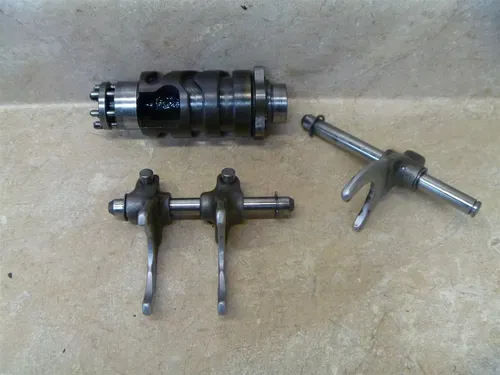 Yamaha 360 DT ENDURO DT360-A Used Engine Shift Drum Forks #SM21 Vintage
