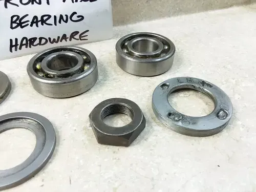 VTG 1971 Triumph Trophy 500 T100-C Front Axle Nut Collar Bearing Hardware PJ-9