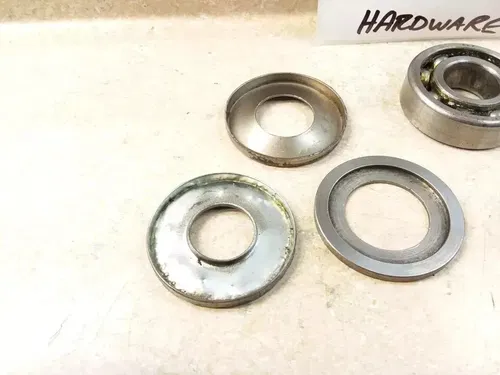 VTG 1971 Triumph Trophy 500 T100-C Front Axle Nut Collar Bearing Hardware PJ-9