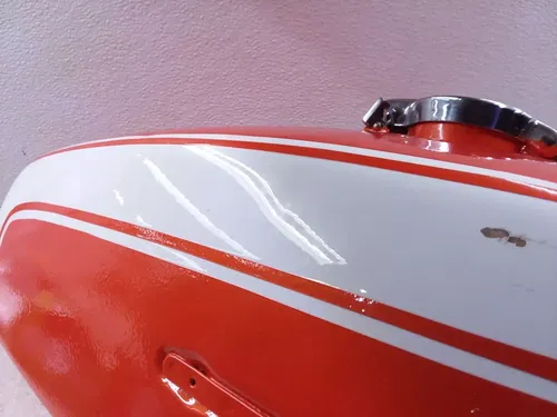 Suzuki 250 GT GT250 OEM Repainted Gas Fuel Tank 1973 VTG ANX-A51 #77