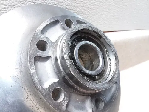 VTG 1970 Suzuki T250-II Hustler Rear Wheel Hub Drum Sprocket Flange ANX-B216