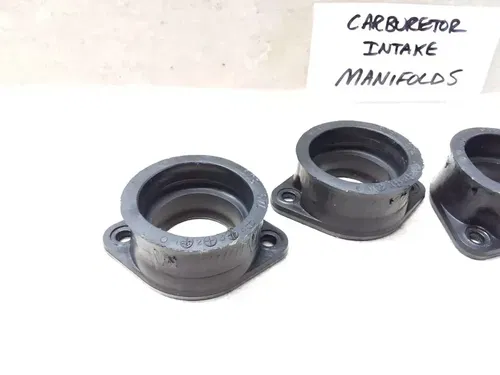 1982 Kawasaki KZ 750 KZ750-N Spectre Engine Carburetor Intake Manifold Lot PJ-10