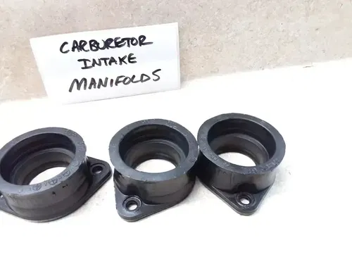 1982 Kawasaki KZ 750 KZ750-N Spectre Engine Carburetor Intake Manifold Lot PJ-10