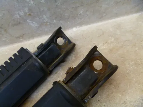 Honda 650 CB CUSTOM CB650 Used Rear Footpegs Set 1981 Vintage HB127