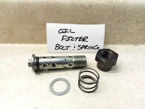 VTG 1975 Honda CB750 CB 750 K5 Engine Oil Filter Cover Bolt & Spring PJ-7
