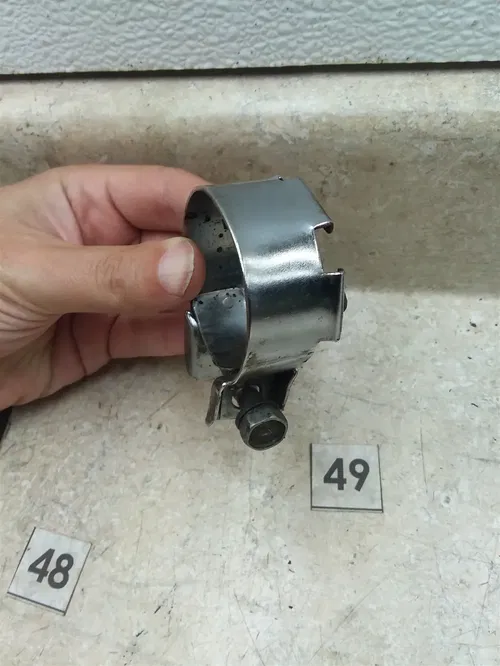Suzuki 850 GS850-GL Right Exhaust Clamp 1981 1982 #49 ANX C50