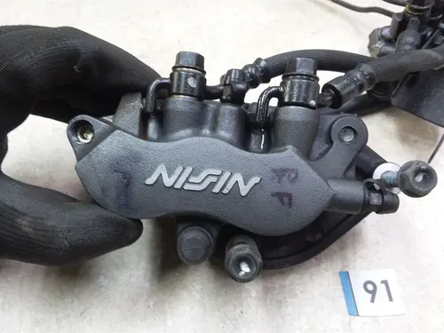 Honda CBR1100-XX Blackbird Right Front brake Caliper 2000 #91 ANX B154