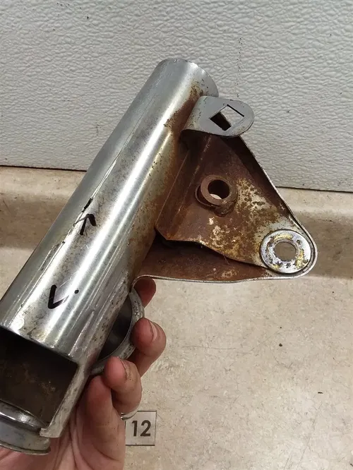 Honda CB750 1972-1976 LEFT Rusted Headlight Fork Mount Cover #12 ARP ANX E20