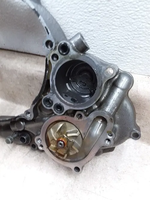 Yamaha YZ250F Engine Clutch Water Pump Cover 2004 #31 ANX ARP E18