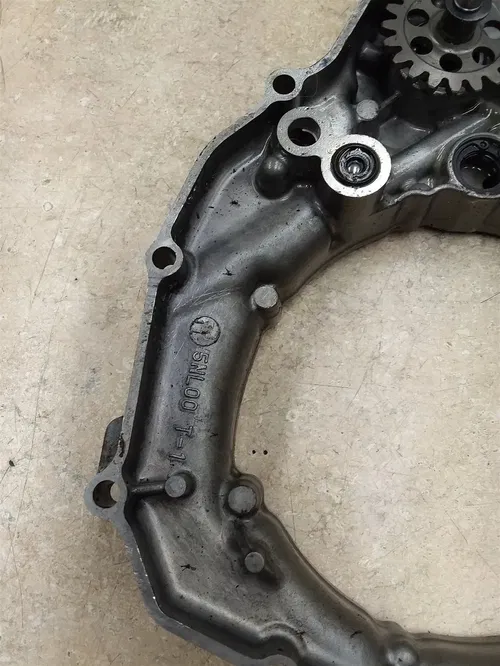 Yamaha YZ250F Engine Clutch Water Pump Cover 2004 #31 ANX ARP E18