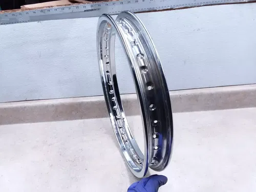 Yamaha 100 DT DT100 Chrome Rim NOS VTG 1977-1983 1.60x16 ANX-A50 #5