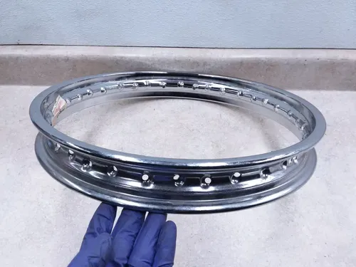 Yamaha 100 DT DT100 Chrome Rim NOS VTG 1977-1983 1.60x16 ANX-A50 #5