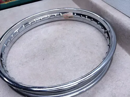 Yamaha 100 DT DT100 Chrome Rim NOS VTG 1977-1983 1.60x16 ANX-A50 #5