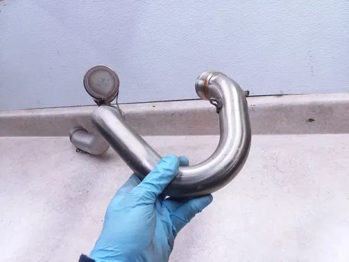 KTM 250 SX-F SXF OEM Head Pipe Exhaust Muffler 2012-2015 77705007000 ANX-A52 #68