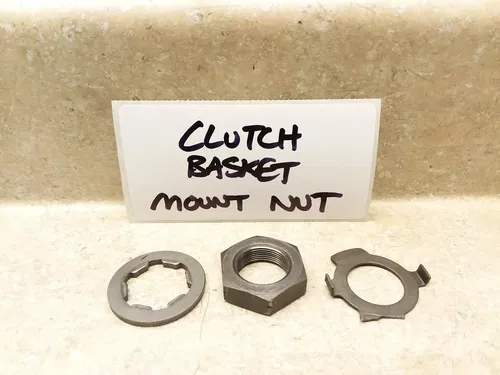 VTG 1986 Yamaha XT 600 XT600 Engine Clutch Basket Mount Nut & Washers ANX-C60