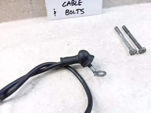 1982 Kawasaki KZ 750 KZ750-N Spectre Engine Starter Motor Cable & Bolts PJ-10