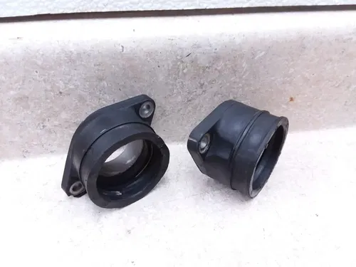 Honda 400 Hawk II CB CB400 CB400T Engine Carb Joint Boot Pair STIFF 1978 ANX-C