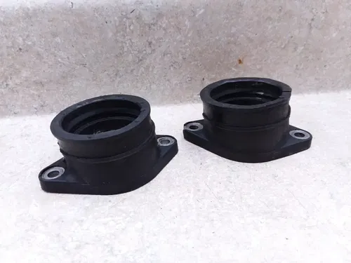 Honda 400 Hawk II CB CB400 CB400T Engine Carb Joint Boot Pair STIFF 1978 ANX-C